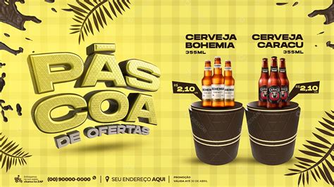 Banner Páscoa De Ofertas Cerveja Bohemia E Caracu 2 10 Cervejaria