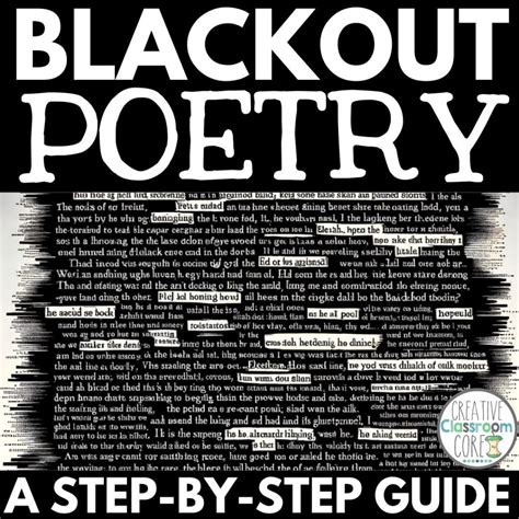 Blackout Poetry A Step By Step Guide Creative Classroom Core