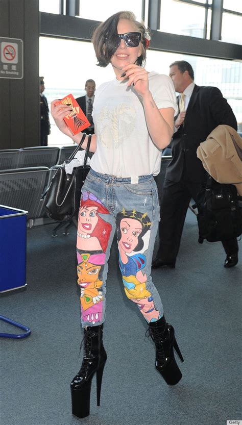 Lady Gagas Disney Pants Are Awesome And A Little Creepy Photos Huffpost Life