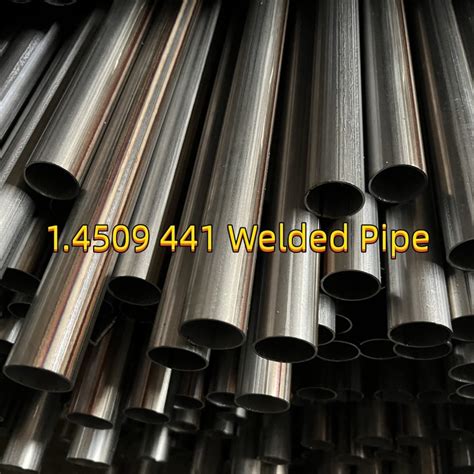 AISI 441 Stainless Steel Welded Pipe 60mm X Thk 2 0mm X 6000mm 1 4509