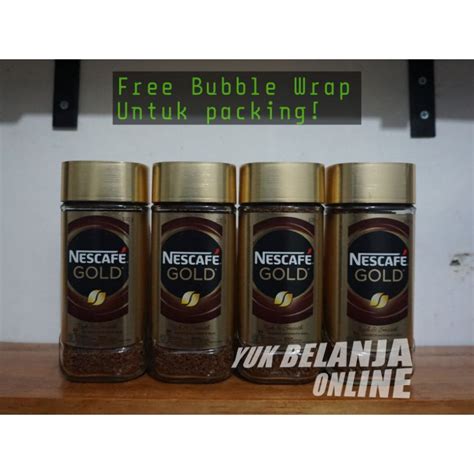 Jual Nescafe Gold Rich Smooth G Kopi Instan Kopi Hitam G Jar