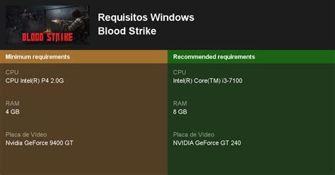 Blood Strike Requisitos Mínimos e Recomendados 2025 Teste seu PC