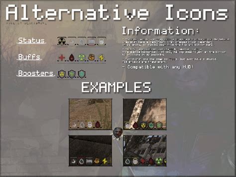 Alternative Icons Addon S T A L K E R Anomaly Mod For S T A L K E R