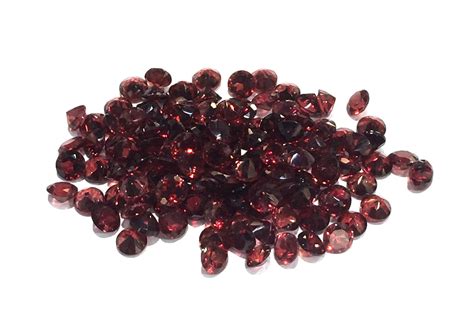 Garnet Round Stone 3mm