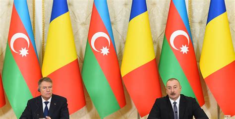 Presidents Of Azerbaijan And Romania Made Press Statements Official