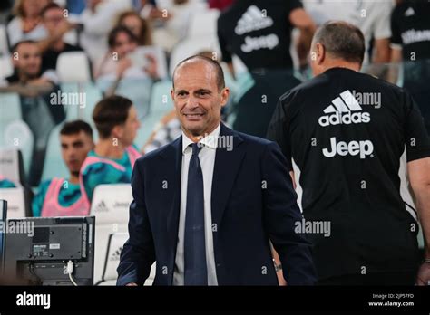 Coach Massimiliano Allegri Of Juventus Fc During The Italian Serie A