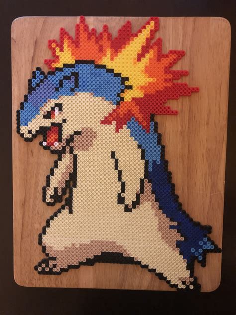 Pixel Art of Typhlosion