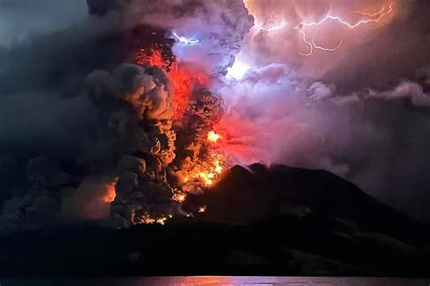 Volcano eruption in Indonesia prompts tsunami alert, evacuation orders