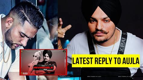 Sidhu Moose Wala Latest Reply To Karan Aujla In His New Song Invincible