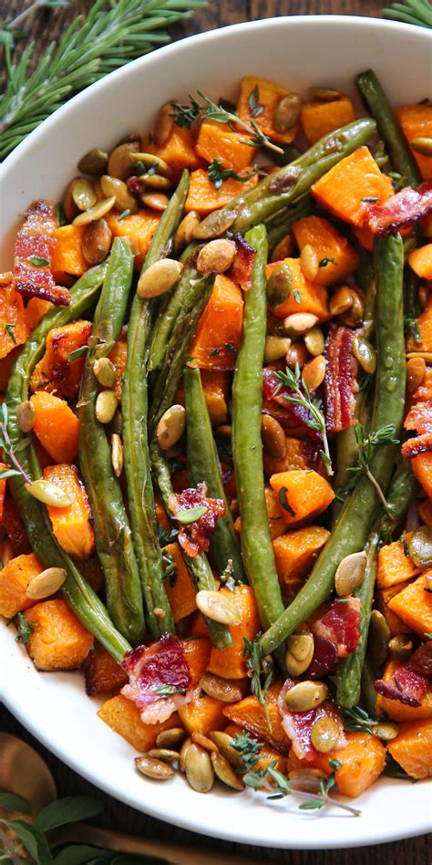 Christmas Green Beans With Butternut Squash Pecans And Cranberries Artofit