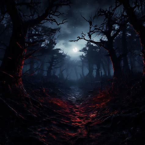 An image of horror night forest. by Dj Rahit Gaming - Playground