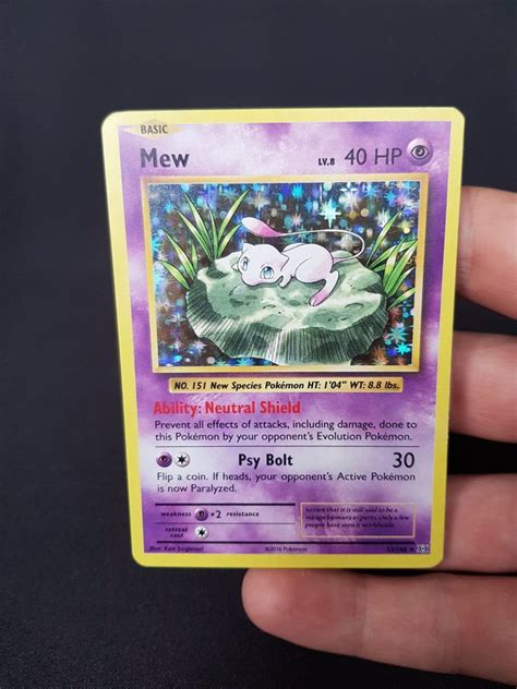 Mew Holo Rare Xy Evolutions Pokemon K P P Tradera