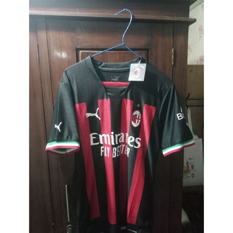 Jual Jersey Ac Milan Home Player Issue Shopee Indonesia