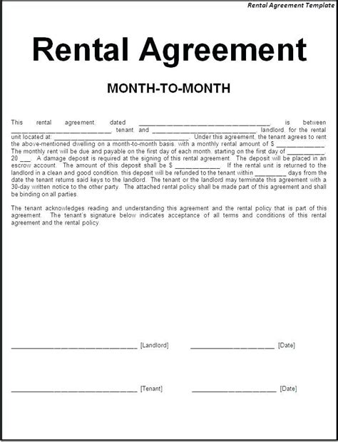 Image Result For Sample Letter Of Tenant Agreement Room Rental