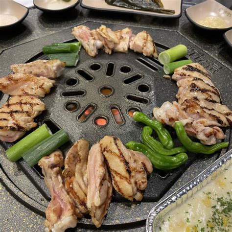 광주 수완지구 고깃집 팔각도 숯불 닭갈비 맛집 네이버 블로그