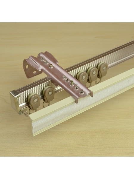 CHR6425 Bendable Ceiling Wall Mount Custom Bay Window Double Curtain