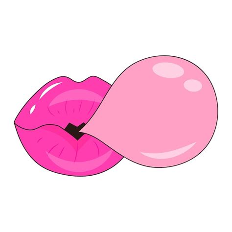 Popped Bubble Gum Clip Art