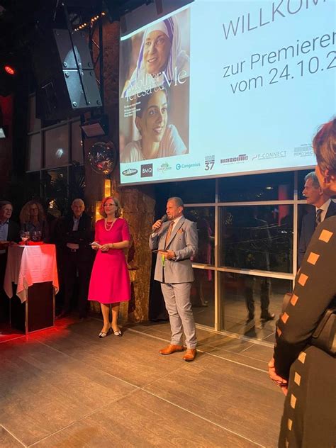 Premier of the film “Mother Teresa and I” in Switzerland - NI Memorial