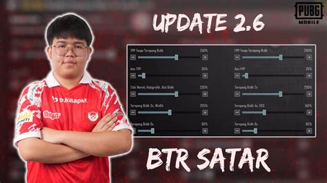 Sensitivitas Btr Satar Terbaru No Recoil Sensitivitas Pubg Mobile