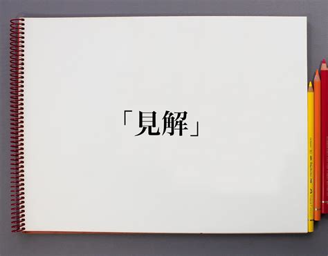 「見解」とは？意味や使い方！例文や解釈 意味解説辞典