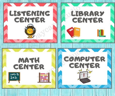 Daycare Center Signschildcare Printable Signs For Preschool Etsy