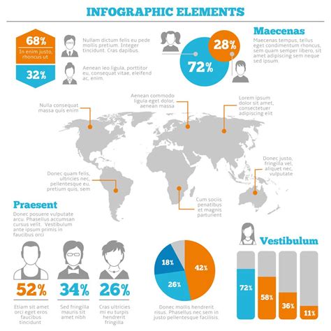 Avatar infographic elements layout 453543 Vector Art at Vecteezy