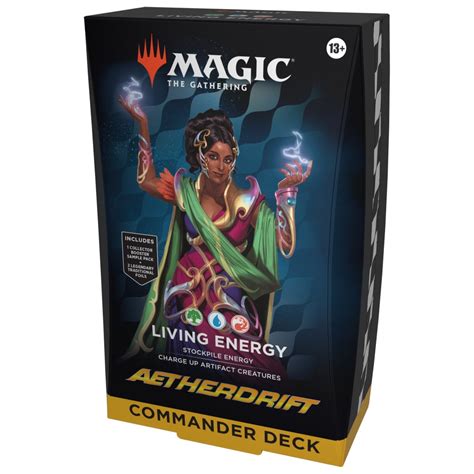 Magic The Gathering Aetherdrift Commander Deck Living Energy Toys