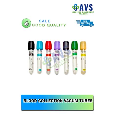 Blood Collection Vacuum Tubes Sodium Heparin Plain Sodium Citrate EDTA