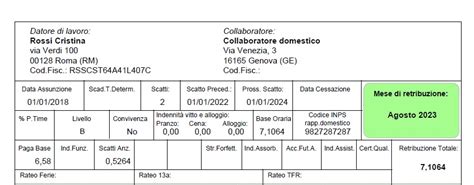 Busta Paga Colf E Badanti Capire I Vari Elementi Webcolf