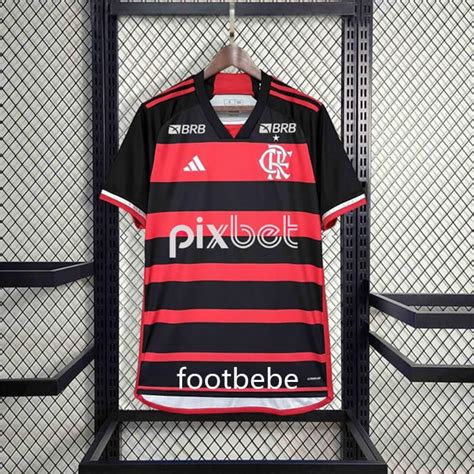 Maillot Flamengo Domicile Avec Parrainage Footbebe