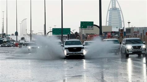 Dubai Drenched Unprecedented Rainfall Floods City In 24 Hours News