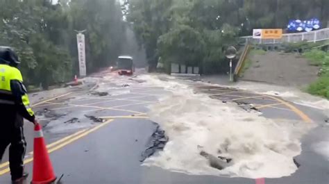 Heavy Rains Wreak Havoc In Central Taiwan In Wake Of Typhoon Reuters