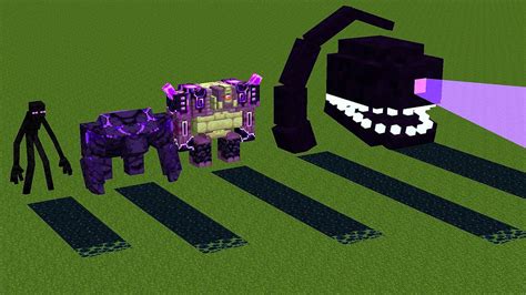 Which Of The New Wither Storm Mobs And All Minecraft Bosses Will Generate More Sculk Youtube