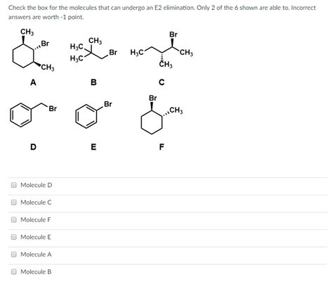 Solved Check The Box For The Molecules That Can Undergo An Chegg