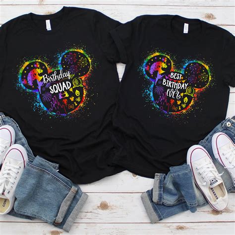 Personalized Disney Birthday Shirt Best Birthday Ever Disney Etsy