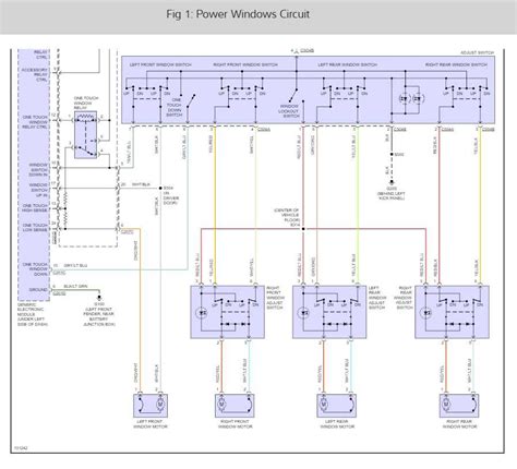 Illustrated Diagram Of Power Window Parts For 06 Ford Taurus