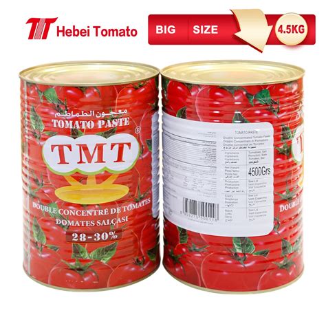 4500g Canned Tomato Paste For Nigeria Market China 210g Tomato Paste