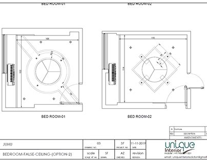 False Ceiling Design Plan