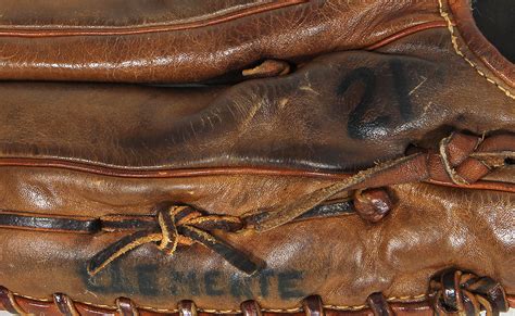 Lot Detail Roberto Clemente Game Worn Professional Model Glove During