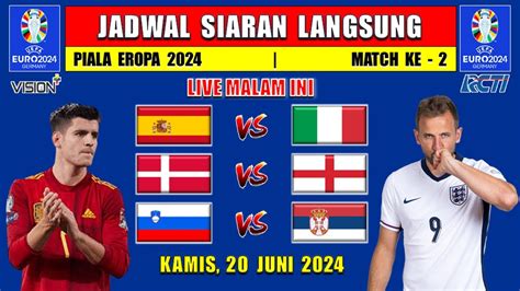 Jadwal Siaran Langsung Euro Malam Ini Kamis 20 Juni 2024 SPANYOL VS