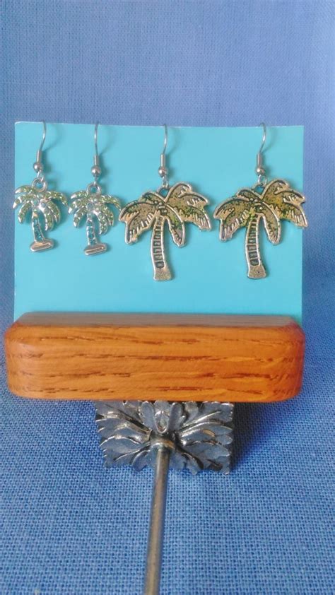 Items Similar To Palm Tree Earrings Tree Earrings Tropical Earrings