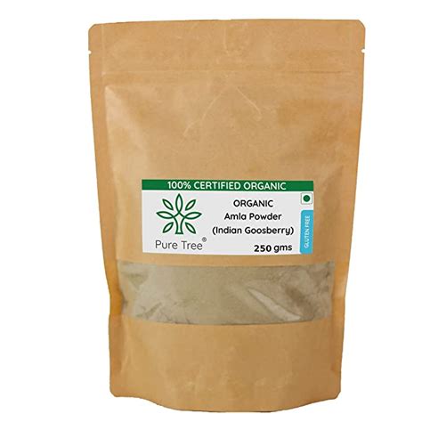 Certified Organic Amla Indian Gooseberry Powder Puretree Foods