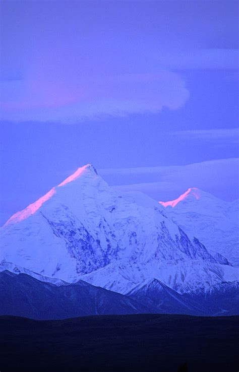 Alpenglow On Alaska Range Denali Photograph By Stephen Gorman Fine