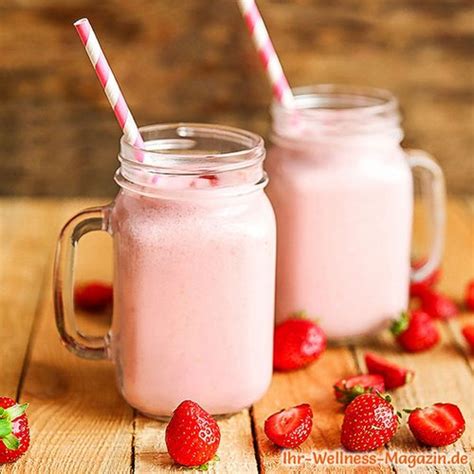 Erdbeer Eiwei Shake Low Carb Eiwei Di T Rezept Zum Abnehmen