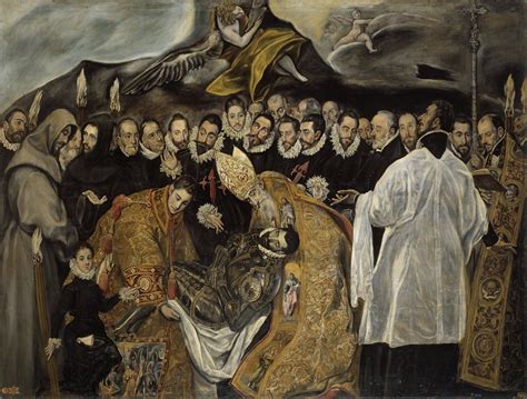 The Burial Of The Count Of Orgaz Anonymous Artwork On Useum