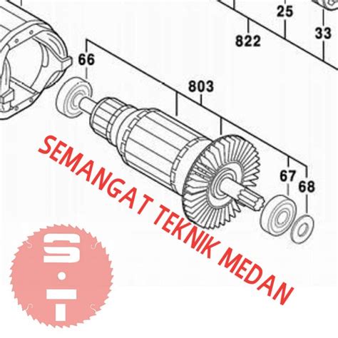 Jual Gbh Re Armature Angker Bor Demoliton Rotary Hammer Gbh