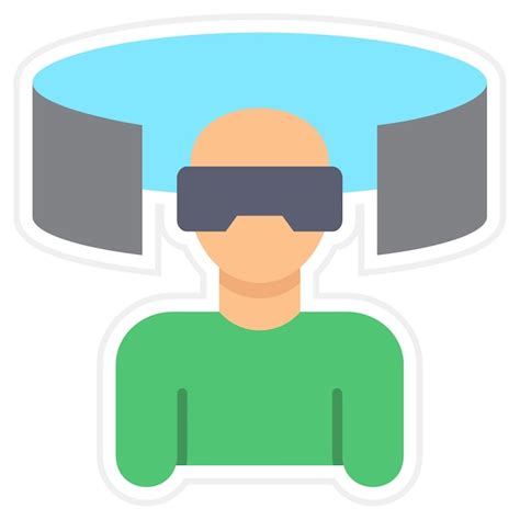 Iconos De Realidad Virtual Vector Premium