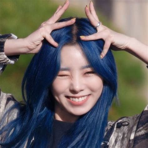 Wheein Mamamoo Mamamoo Blue Hair