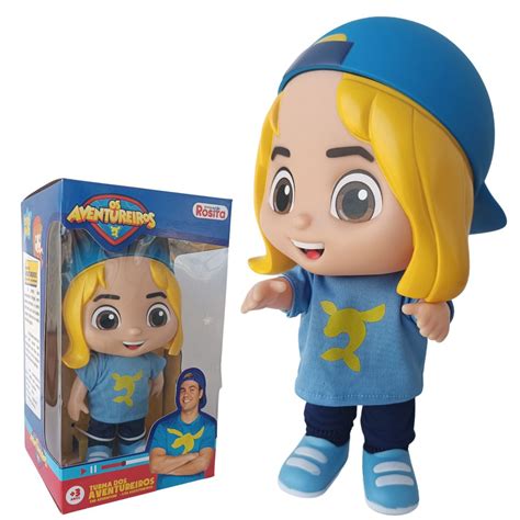Luccas Neto Aventureira - Boneco Luccas Neto Aventureiro Luke 100% Vinil Articulado - Torres Shop
