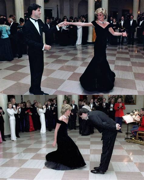 Princess Diana And John Travolta Dancing At The White House In 1985 👑